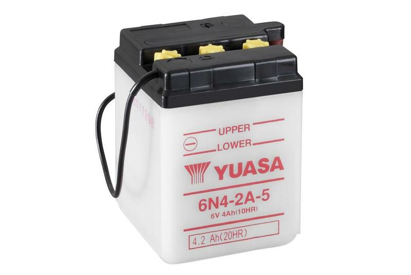 Yuasa-batteri konventionel uden syrepakke-6N4-2A-5