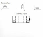 Yuasa conventional battery without acid packages - 12N5.5-4B