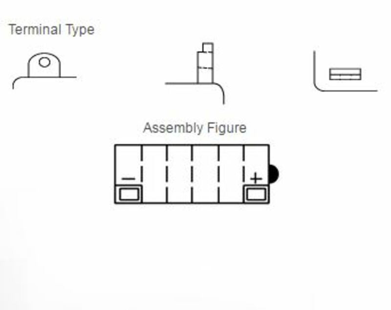 Yuasa -batteri konventionel uden syrepakke - 12n7-3b