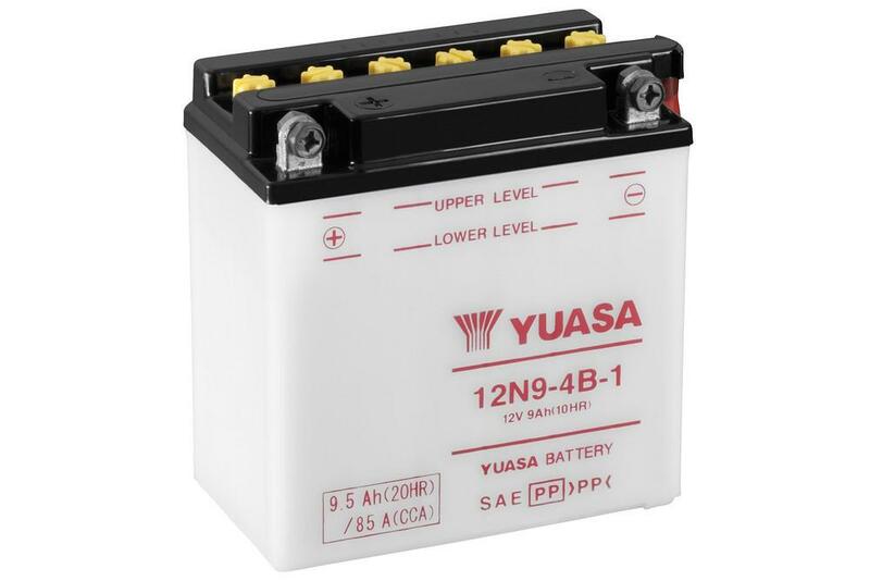 Yuasa konventionelt batteri uden syrepakke-12n9-4b-1