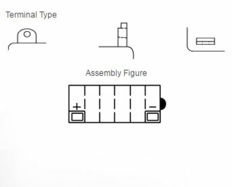 Yuasa conventional battery without acid package-12N9-4B-1