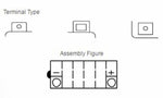 Yuasa conventional battery without acid package-Y50 N18L-A3