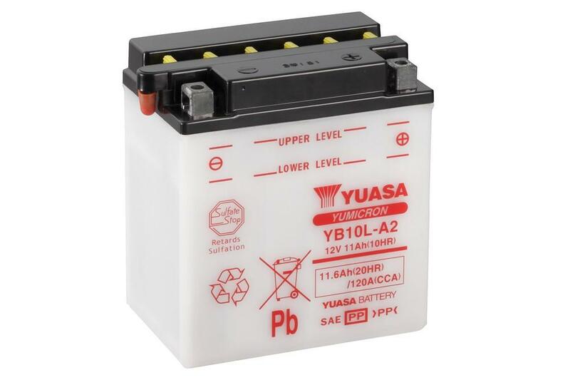 Yuasa Battery Conventional Without Acid Pack - YB10L -A2