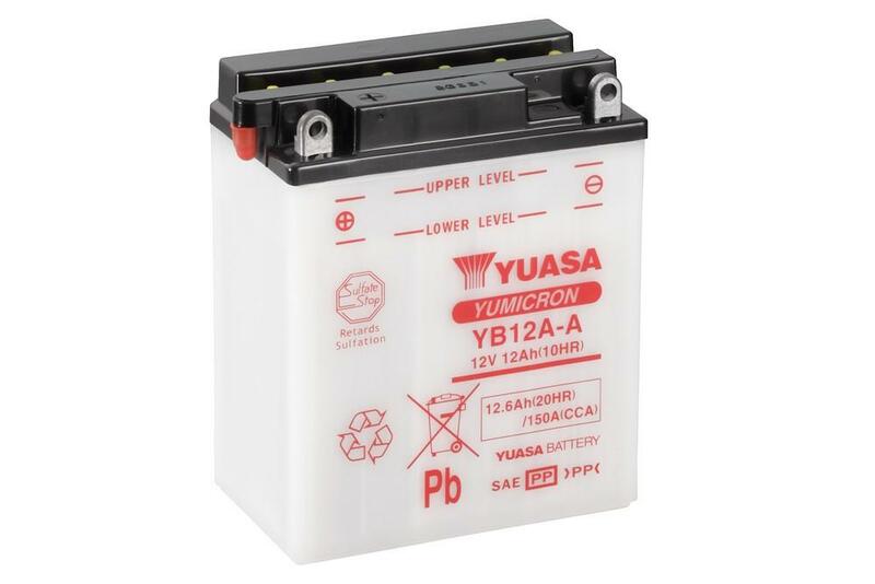 Yuasa conventional battery without acid packages - YB12A -A