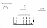 Yuasa conventional battery without acid packs - YB14L -A