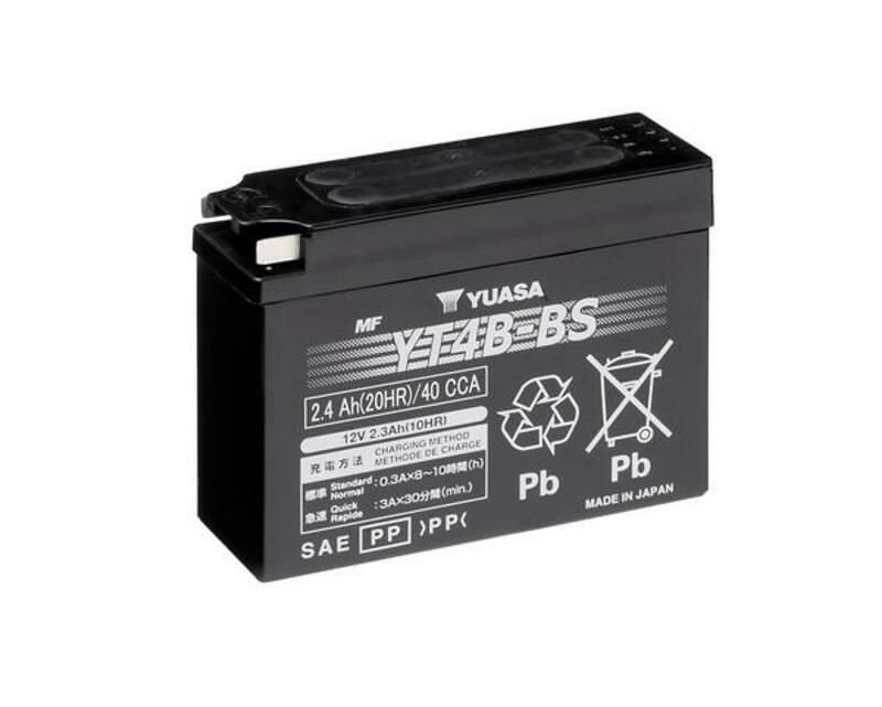 Yuasa Battery Maintenance Free With Acid Pack - YT4B -B