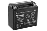 Yuasa -batteri vedligeholdelse gratis med syrepakke - YTX20H -B