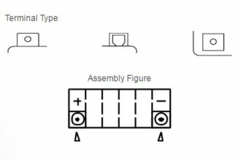 Yuasa -batteri vedligeholdelse gratis med syrepakke - YTX7A -b