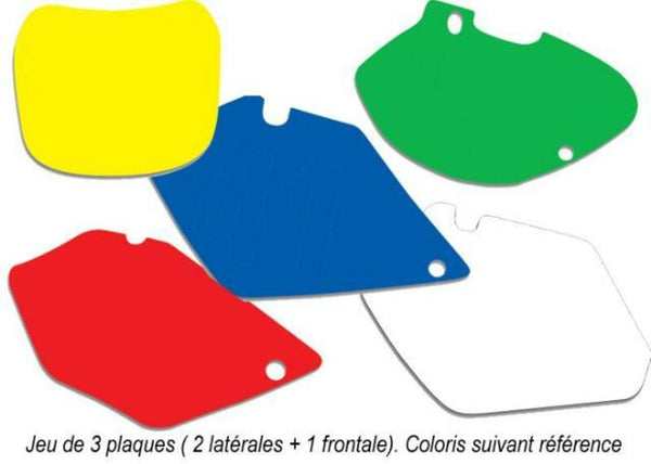 Blackbird Plate Stickers Yellow KTM 3522/000004