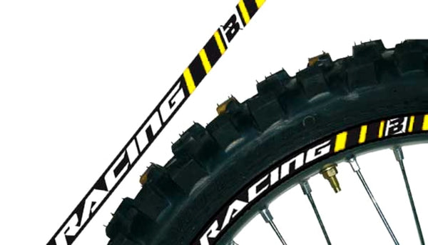 Blackbird Wheel Graphic Stickers Yellow Universal 5081/40