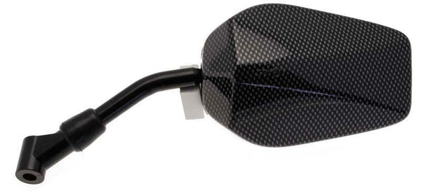 V PARTS F1 Spejl Universal M8/125 - Carbon Look (1stk) E706 