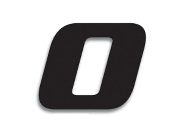 Blackbird Race Number 0 20x25cm Black 5049/20/0