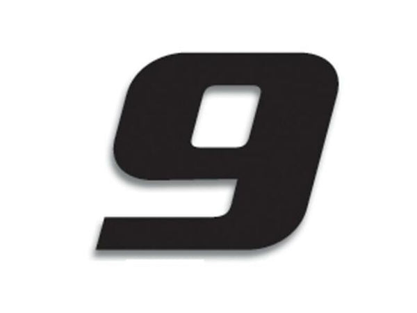 Blackbird Race nummer 9 20x25cm sort 5049/20/9