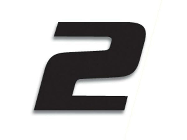 Blackbird Race nummer 2 20x25cm sort 5049/20/2