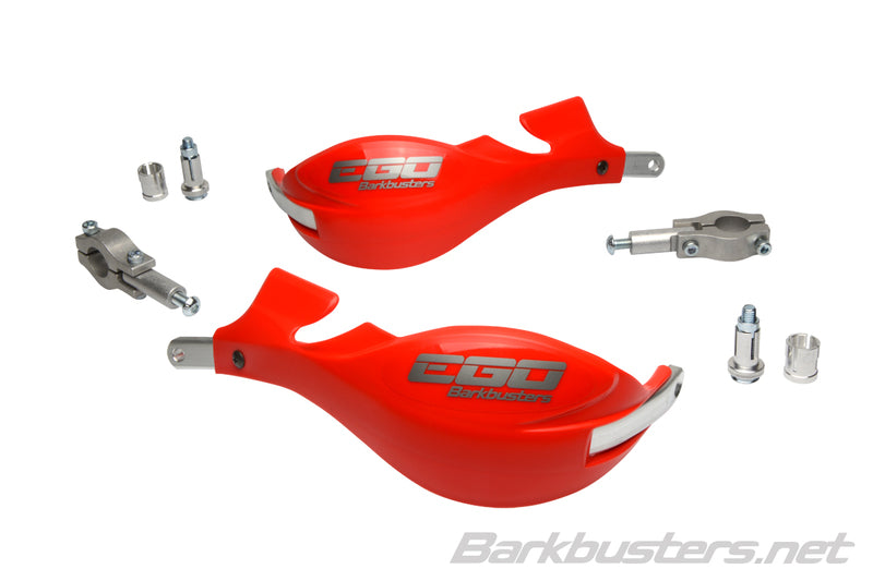 BARKBUSTERS EGO Mini Handguard Straight Ø22mm Red EGO-004-00-RD