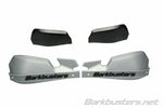 BARKBUSTERS VPS MX Handguard Plastic Set Only Silver/Black Deflector VPS-003-01-SL