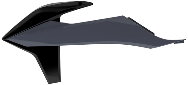 Policeport Radiator Covers Black/Nardo Gray KTM SX/SX-F 8422100008