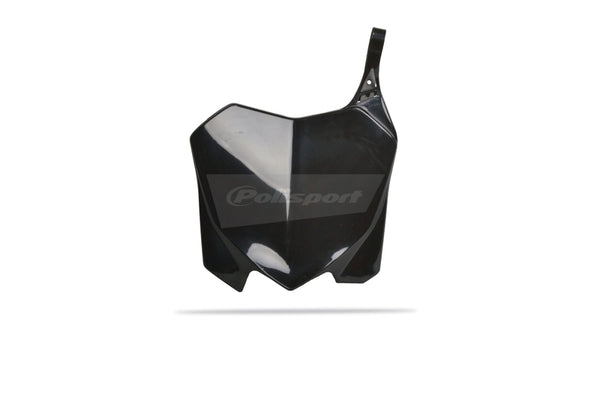 PolicePort Front Number Plate Black Honda CRF250R/CRF450R 86567002