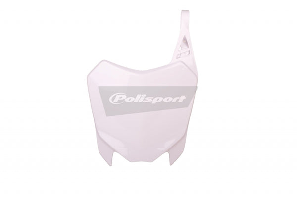 Police Port Front Number Plate White Honda CRF110F 86588002