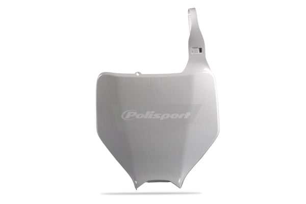 Police Port Front Number Plate White Kawasaki KX/KX-F et Suzuki RM-Z250 86608002