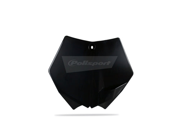 Politiets port frontnummerplade sort KTM 8664400002