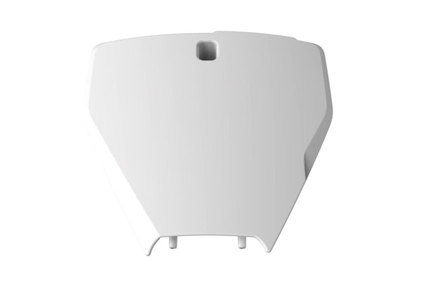 Police Port Front Number Plate White Husqvarna 86658002