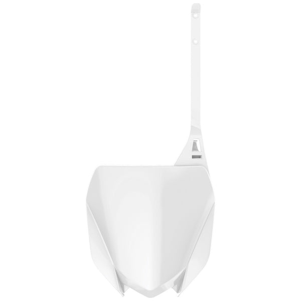 Police Port Front Number Plate Restyle White Yamaha YZ125/250 8666000008