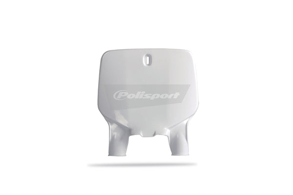 Police Port Front Number Plate White Kawasaki KX125/KX250 8677000001