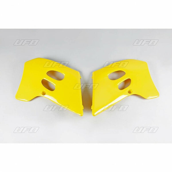 UFO Radiator Covers Yellow Suzuki RM125/250 SU02945#101