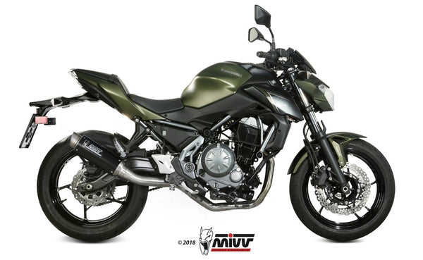 MIVV GP Pro Full Exhaust System High Up - Kawasaki Z650 K.044.L2P