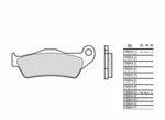 BREMBO Carbon Ceramic Brake Pads - 07BB04CC 07BB04CC