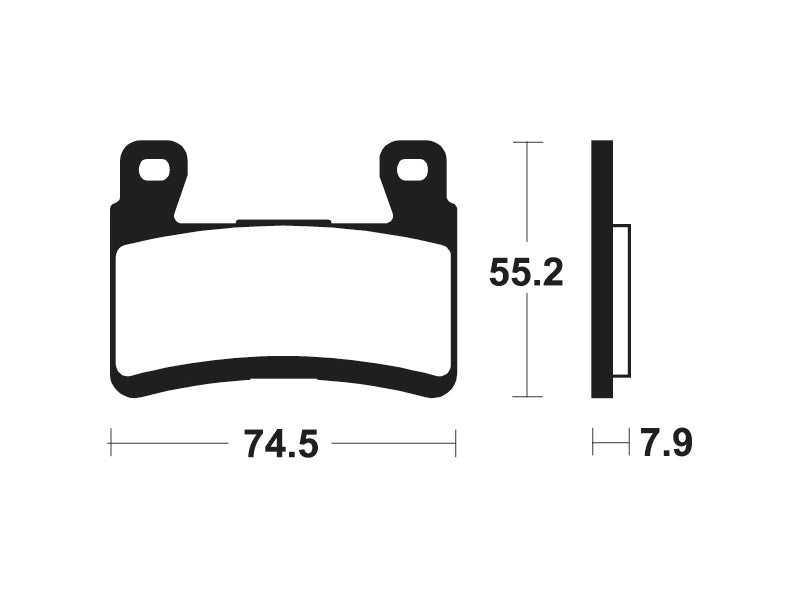 Tecnium sintrede metalbremseklodser - MTR394 1090580