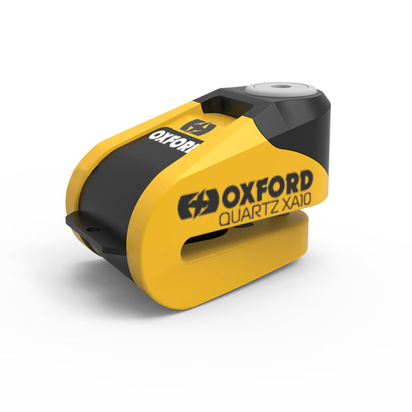 Oxford XA10 Alarm Slicbrake Lock - Ø10mm Yellow/Black