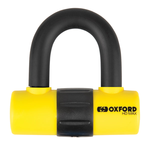 Oxford HD Max disc brake lock - Ø14mm Yellow
