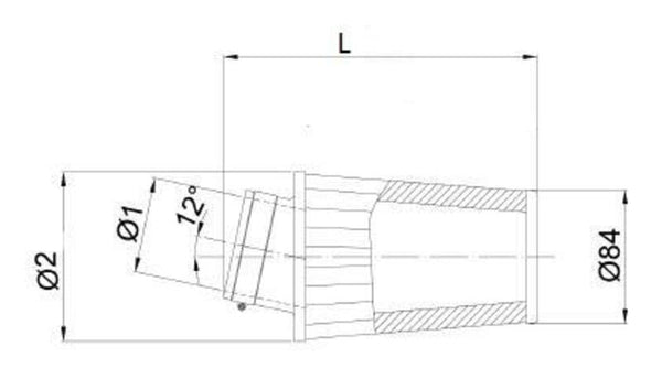 BMC luftfilter konisk Ø65MM-FBSA65-128 FBSA65-128