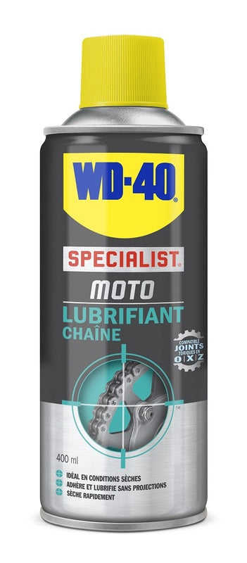 WD -40 Specialist® Motorcykel Tørre Betingelser Kæde Lube - Spray 400 ml 33786
