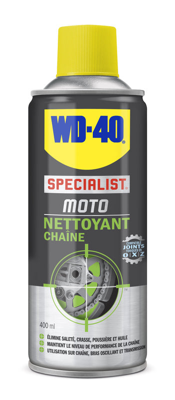 WD -40 Specialist® Motorbike Chain Cleaner - Spray 400ml 33798