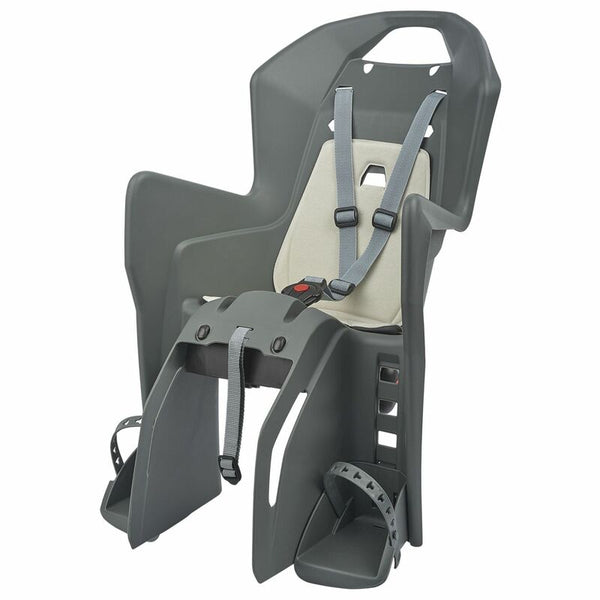 Policeport Koolah CFS Bagerste børnecykelbærer Montering - Trækulgrå/fløde 8631500013