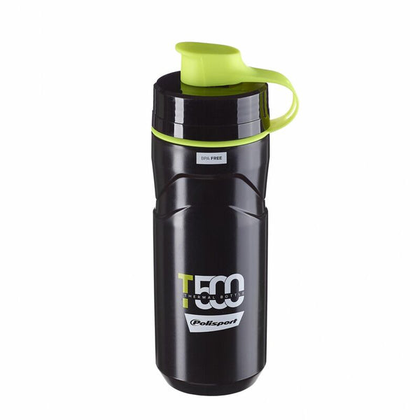Politiets Port Thermal Bottle T500 Black/Lime Green 500/650ml 86455001