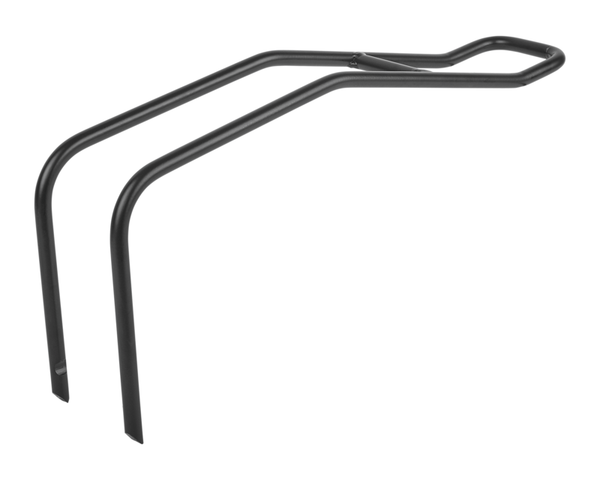 Politiets portstålbeslag til forreste børnesæder bageste ramme. Sort 8632900010