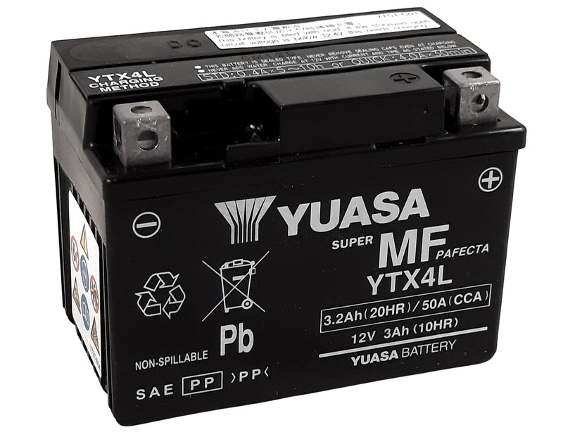 Yuasa W/C Batteri Vedligeholdelsesfri fabriksaktiveret - YTX4L FA