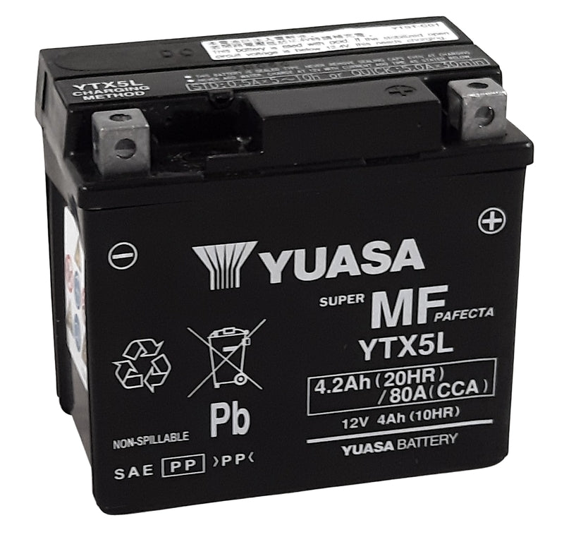 Yuasa vedligeholdelse -fri fabriks -aktiveret batteri -YTX5L -FA