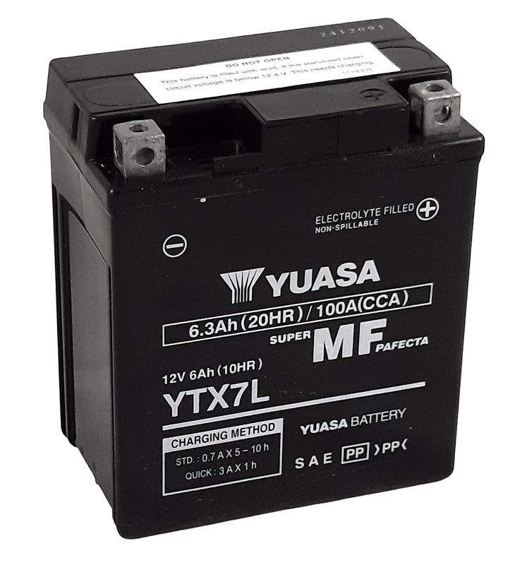 Yuasa maintenance -free factory -enabled battery - YTX7L -FA