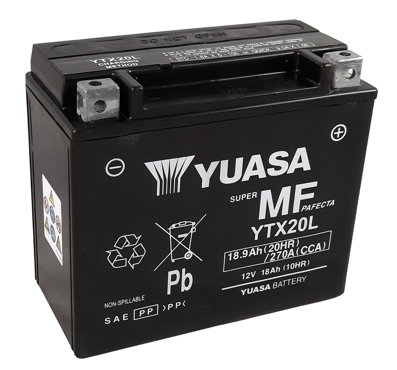 Yuasa vedligeholdelse -fri fabriks -aktiveret batteri -YTX20L -FA