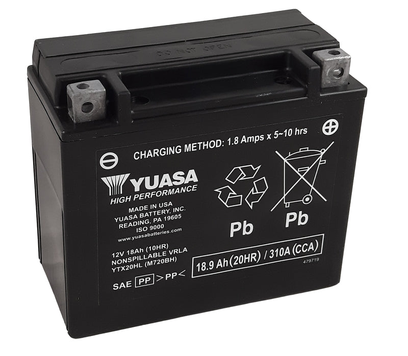 Yuasa maintenance -free factory -enabled battery - YTX20HL -FA