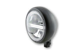 Highsider 5 3/4 "LED-forlygter Pecos type6 med TFL, Black Matt 223-221