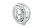 Highsider 5 3/4 "LED-forlygte Pecos type7 med parkeringslysring, Chrome 223-226