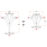 Highsider Akron-RS Pro nummerpladeholder 280-927HP