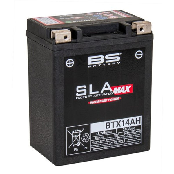 BS Battery SLA Max Maintenance-Free Battery - BTX14AH MAX FA 