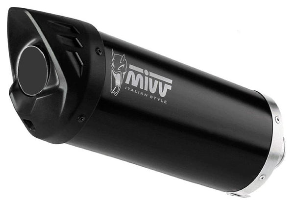 MIVV Mover Universal Muffler Black Stainless Steel - Right Side 00.73.KU.001.SV 
